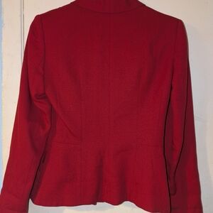 Chic Red Women's Blazer